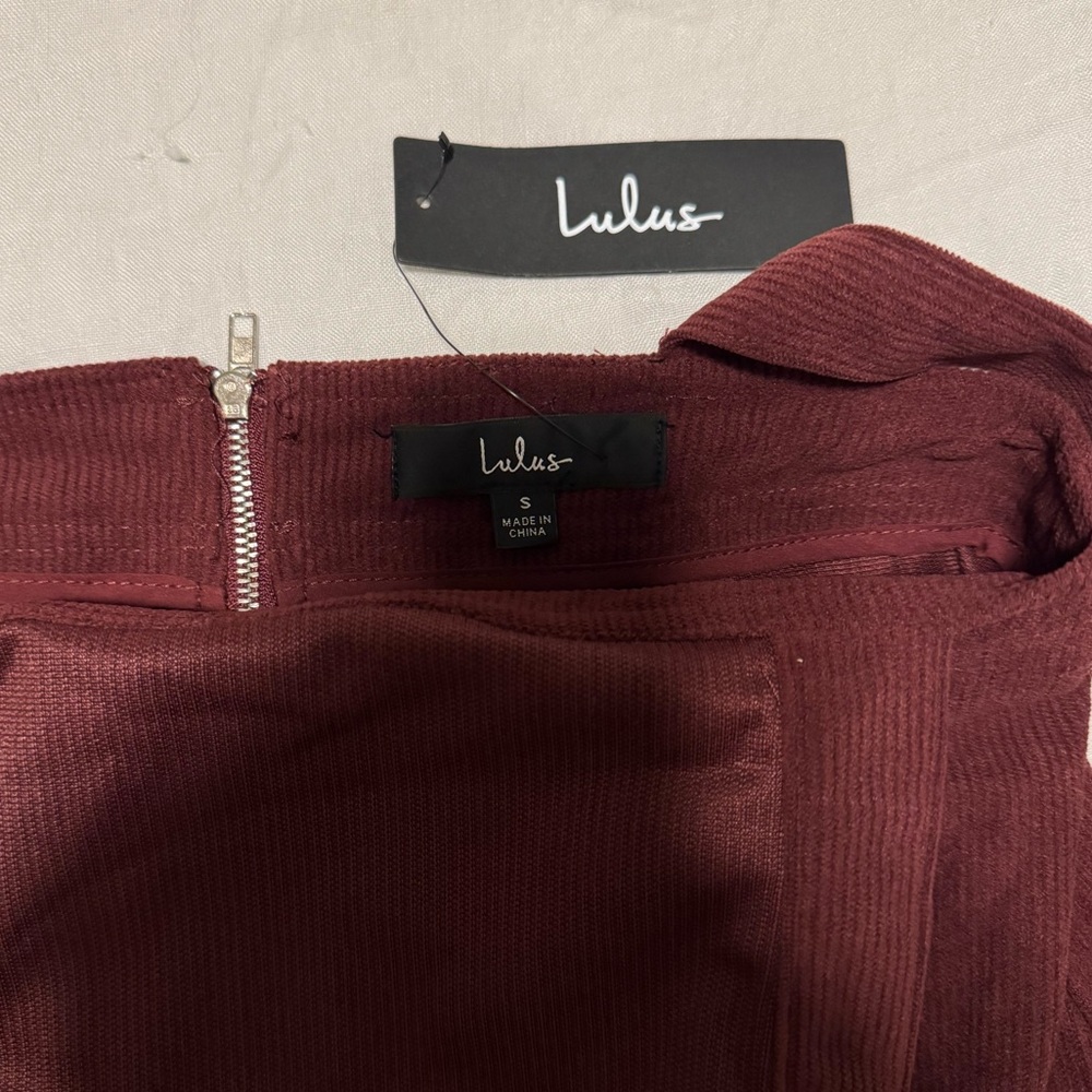 NWT Lulus "Embracing Autumn" Mini Dress - Picture 4 of 4